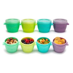 Set De Recipientes Entrelazables Snap&Go 10 Pzas - Melli Baby