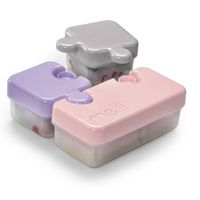Recipientes Rompecabezas Rosados 3 Pzas - Melli Baby