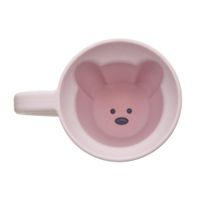 Taza De Silicón Rosado Diseño Oso 200 Ml - Melli Baby
