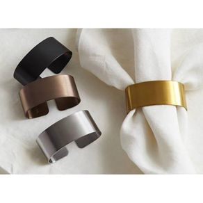 Set De Anillos Para Servilleta Acero Inoxidable 4 Pzas - Toscana