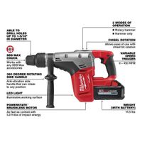 Kit Taladro Percutor 1 9/16 Plg Sds Max - Milwaukee Electric