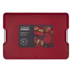Tabla Para Cocina Grande Roja 47.1 X 33.4 X 2.5 Cm - Joseph Joseph