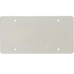 Protector De Placa Color Humo - Custom Accessories