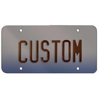 Protector De Placa Color Humo - Custom Accessories