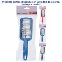 Rallador De Acero Inoxidable Con Mango Plástico Colores Surtidos