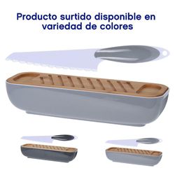 Set De Panera Con Cuchillo Colores Surtidos