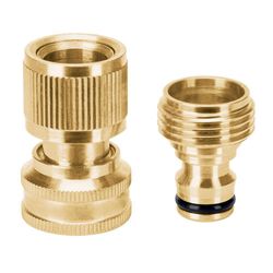 Conector Rápido De Manguera Latón 3/4 Plg - Truper