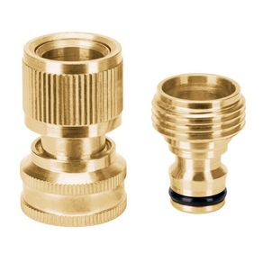 Conector Rápido De Manguera Latón 3/4 Plg - Truper