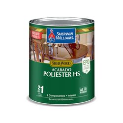 Acabado Poliéster HS Satinado Transparente 1 Gal - Sherwin Williams