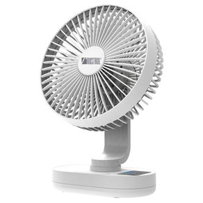 Ventilador Para Escritorio Recargable Blanco De 8 Plg - Rosthal