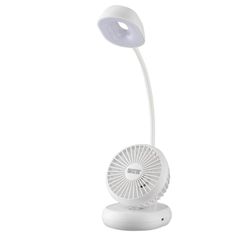 Ventilador Para Escritorio Recargable Blanco De 3 Plg - Rosthal