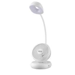Ventilador Para Escritorio Recargable Blanco De 3 Plg - Rosthal
