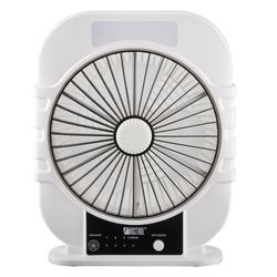Ventilador Para Escritorio Recargable Blanco Y Negro De 8 Plg - Rosthal