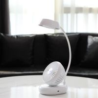 Ventilador Para Escritorio Recargable Blanco De 3 Plg - Rosthal