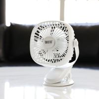 Ventilador Para Escritorio Recargable Blanco De 5 Plg - Rosthal