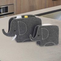 Caja Almacenadora Elefante Gris 2Pk - Nojo