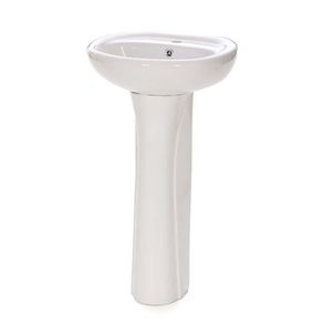 Lavamanos Confort Blanco con Pedestal - Oakbrook