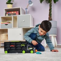 Camión Transportador De Vehículos Negro - 	
Dickie Toys