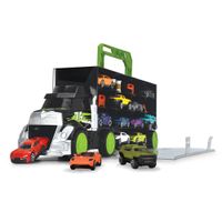 Camión Transportador De Vehículos Negro - 	
Dickie Toys