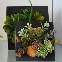 Mix De Plantas Artificiales Con Base 12 X 12 X 7 Cm - Concepts