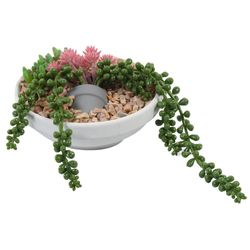 Planta Artificial Con Pote Caído Blanco 16.5 X 9.5 Cm - Concepts