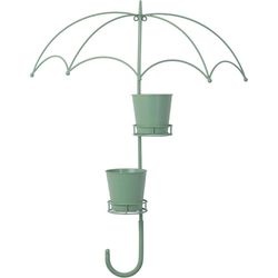 Set Porta Potes Sombrilla + 2 Potes Verde 63 X 24 X 80.5 Cm - Concepts