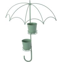 Set Porta Potes Sombrilla + 2 Potes Verde 63 X 24 X 80.5 Cm - Concepts