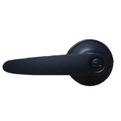 Cerradura De Baño Tipo Manija Negra - Premium Lock