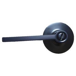 Cerradura De Baño Tipo Manija Durin Negra - Premium Lock