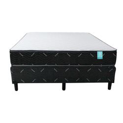 Set De Cama + Base Ortho Advanced Hipoalergénico - Indufoam Varios Tamaños