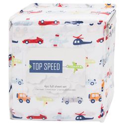 Set De Sábanas Estampado Transportes - Dream Kids Varios Tamaños
