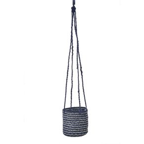 Maceta Colgante Decorativa Azul De 90 Cm - Concepts