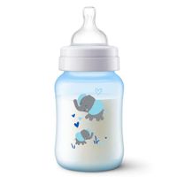 Biberón Classic Celeste Anticólio 9 Oz - Avent