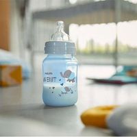Biberón Classic Celeste Anticólio 9 Oz - Avent