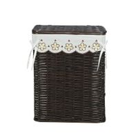 Canasta Rectangular De Mimbre 39X29X53 Cm - Viva