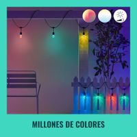 Serie De Luces Para Jardín Led Rgb Wifi 14.6 M - Wiz
