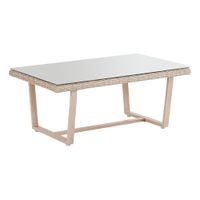 Set de Jardín Sillones y Mesa Ratán Beige 5 personas - Naterial
