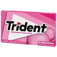 Goma De Mascar Sabor Chicle Sin Azúcar 14 Unidades - Trident