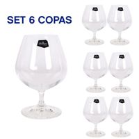 Set De Copas De Vidrio Para Brandy 13.5 Oz 6 Pzas - Crystalex