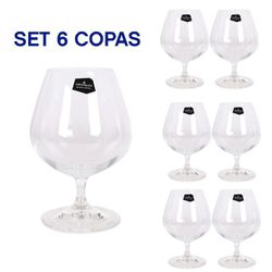 Set De Copas De Vidrio Para Brandy 13.5 Oz 6 Pzas - Crystalex