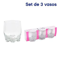 Set De Vasos De Vidrio Adora 9.8 Oz 3 Pzas - Lav