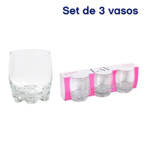 Set De Vasos De Vidrio Adora 9.8 Oz 3 Pzas - Lav
