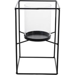 Portavelas De Metal De 12.50X12.50X20 Cm - Concepts