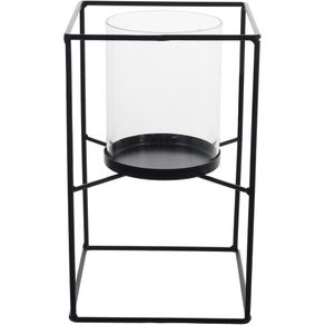 Portavelas De Metal De 12.50X12.50X20 Cm - Concepts