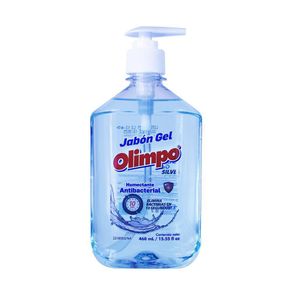 Jabón Antibacterial Humectante Silver Con Iones De Plata 460 Ml - Olimpo