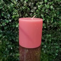 Vela Cilíndrica Coral Aroma Lavanda De 6.35X7.62 Cm - Pilandros