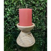Vela Cilíndrica Coral Aroma Lavanda De 6.35X10.16 Cm - Pilandros