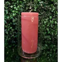 Vela Cilíndrica Coral Aroma Lavanda De 6.35X15.24 Cm - Pilandros