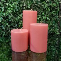Vela Cilíndrica Coral Aroma Lavanda De 6.35X15.24 Cm - Pilandros