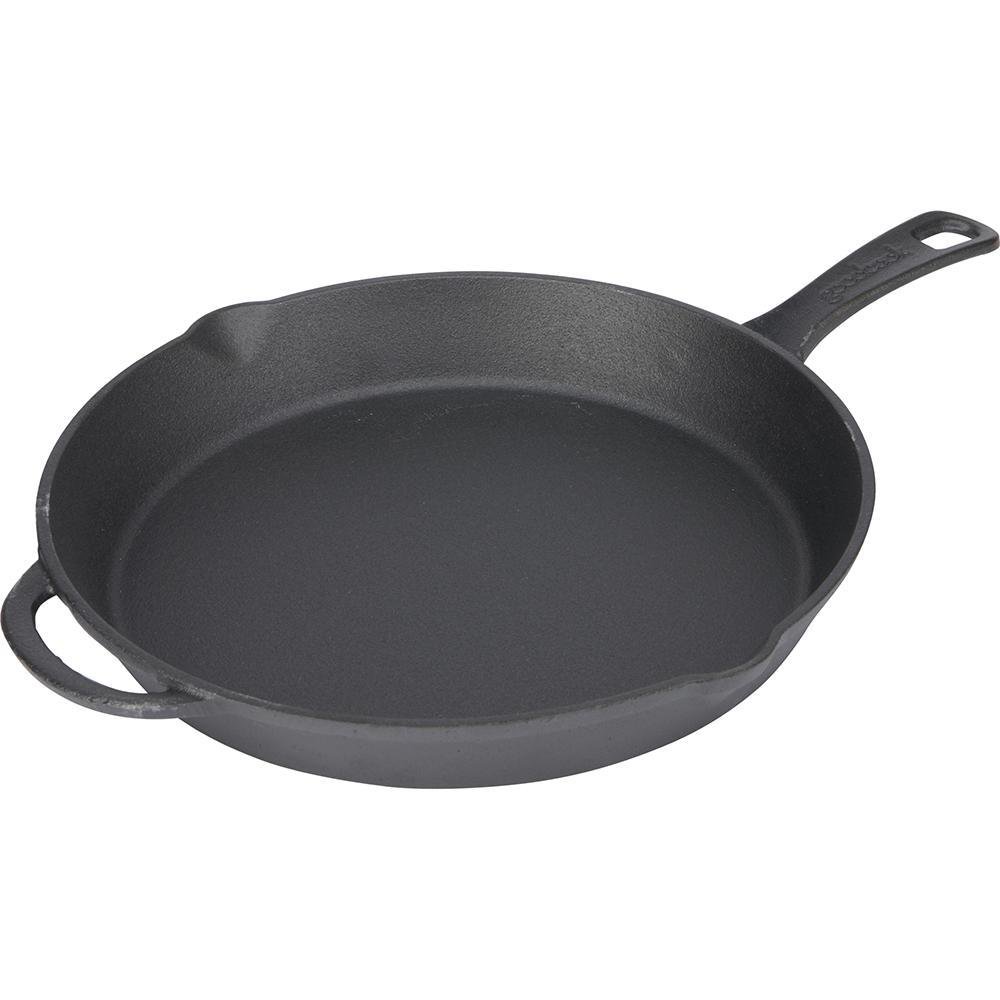 Sartén 30 cm de Hierro Fundido Color Negro